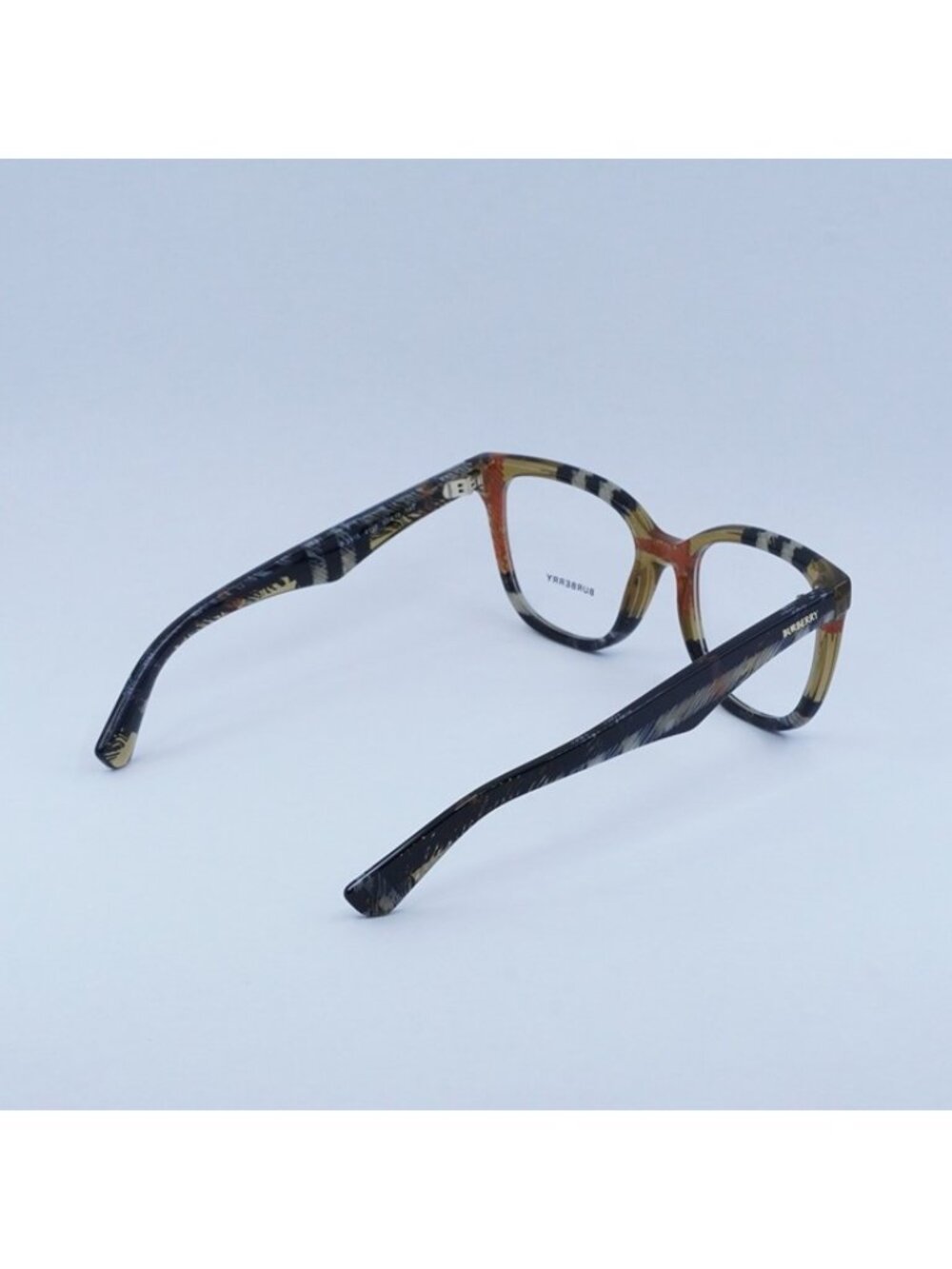 Burberry BE2415 4146 Eyeglasses Check Sand 51mm Square Frame - Picture 3 of 9